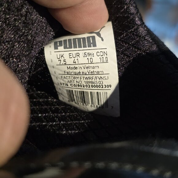 Puma Womens Fierce Metalic 189865 03 Black Running Shoes Sneakers Size 10 - Picture 10 of 10